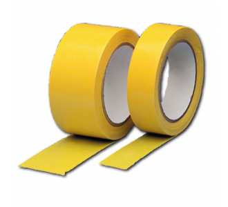 PVC Schutzband BETA-50-33 gelb/quergerillt (Mauerband)