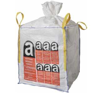 Transportsack Big Bag L.900mm B.900mm H.1100mm Trgf.1000kg Aufdruck:Asbest
