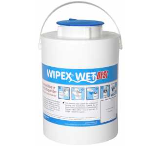 NORDVLIES WIPEX-WET Feuchttuch- spender, blau Kunststoff