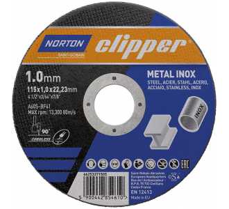 Norton Clipper Trennscheibe Metall-Inox A60S-115x1.0x22.23 mm