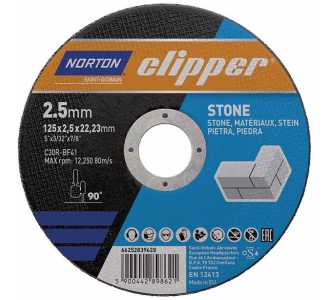 Norton Clipper Trennscheibe Stein C30R-125x2.5x22.23 mm