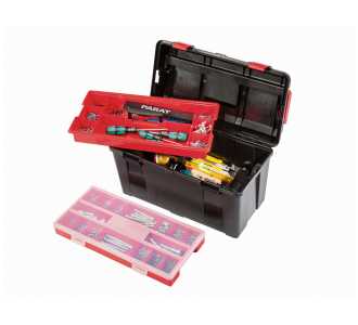 PARAT Werkzeug-Box PROFI-LINE Allround L, mit Kleinteilemagazin, 21 l