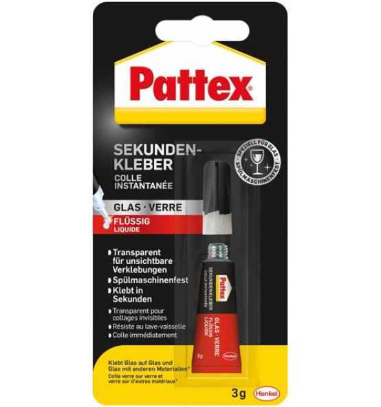 Pattex Sekundenkleber Glas Flüssig