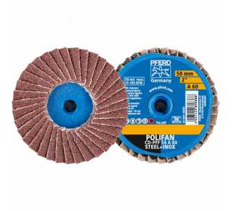 PFERD COMBIDISC Korund Mini-POLIFAN CD Ø 50 mm, A60 für universelle Anwendungen