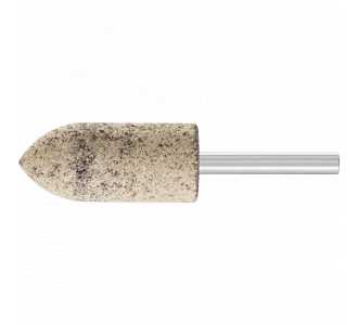 PFERD INOX EDGE Schleifstift Form A 11 Ø 22x50 mm, Schaft-Ø 6,3 mm A30 für Edelstahl