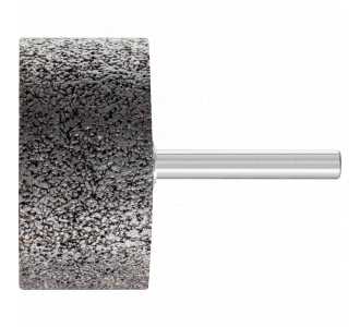PFERD INOX EDGE Schleifstift Zylinder Ø 50x25 mm Schaft-Ø 6 mm A24 für Edelstahl