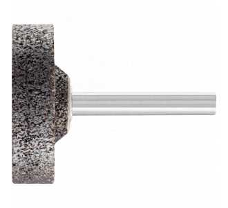 PFERD INOX Schleifstift Zylinder Ø 40x13 mm Schaft-Ø 6 mm A30 für Edelstahl