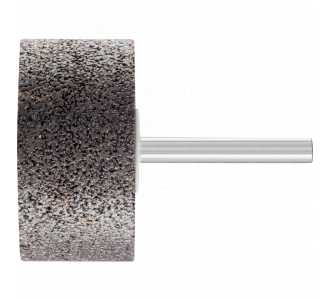 PFERD INOX Schleifstift Zylinder Ø 50x25 mm Schaft-Ø 6 mm A24 für Edelstahl