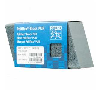 PFERD Poliflex Schleifblock 30x60x115 mm Bindung PUR SIC240 für Feinschliff und Finish