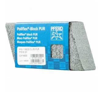 PFERD Poliflex Schleifblock 30x60x115 mm Bindung PUR SIC60 für Feinschliff und Finish