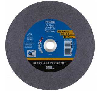 PFERD Trennscheibe Metallkreissäge T 300x2,8x25,4 mm Uni.-Linie PSF CHOP STEEL für Stahl