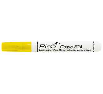 Pica Lack-/Industriemarker 2 - 4 mm, Rundspitze, gelb