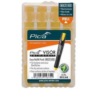 Pica Minen-Set für Permanentmarker VISOR Industrial gelb