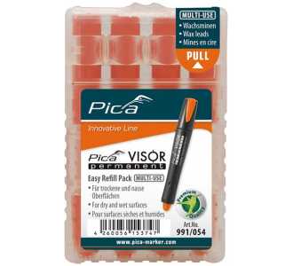 Pica Minen-Set für Permanentmarker VISOR Industrial orange