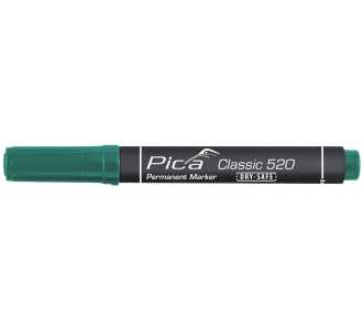 Pica Permanentmarker Classic grün Strich-B.1-4 mm, Rundspitze