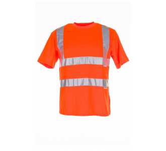 Planam Warnschutz T-Shirt uni Gr. S orange