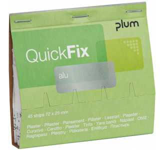 Nachfüllpackung QuickFix,mit 45 Pfl, Alu