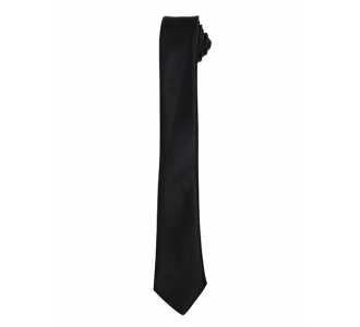 Premier Workwear Schmale Krawatte Black 144 x 5 cm