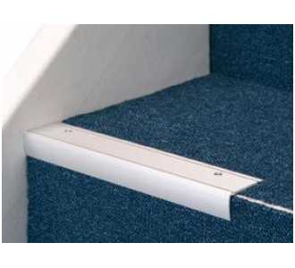 Prinz Alu-Treppenkante NOVA 45x23 gel. 270 cm silber
