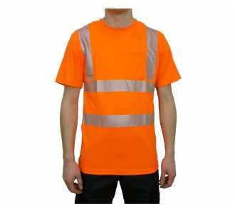 PROFIL Warn-T-Shirt Thorsten orange, Gr. S