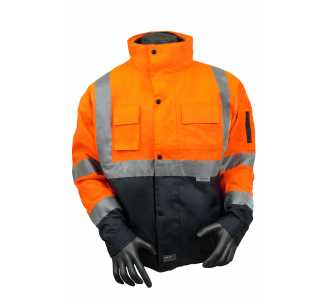 PROFIL Warn- und Wetterschutzjacke Comfort orange, Gr. S