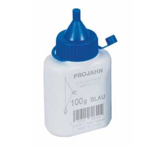 Projahn Farbpulverflasche 100g blau für Schlagschnurroller
