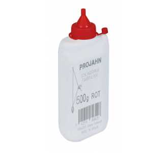 Projahn Farbpulverflasche 500g rot für Schlagschnurroller