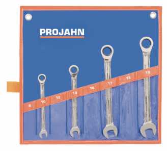Projahn GearTech Schlüssel Satz Rolltasche 4-tlg. 10 - 13 - 17 - 19 mm