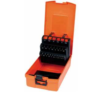 Projahn Kassette Kunststoff 25-tlg. 1-13 mm leer Farbe orange