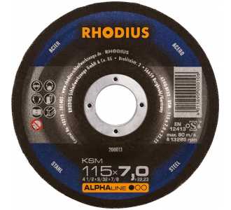 RHODIUS Schruppscheibe KSM 115 x 7,0 mm Stahl