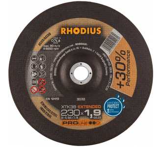RHODIUS Trennscheibe XTK38 230 x 1,9 mm gekr.