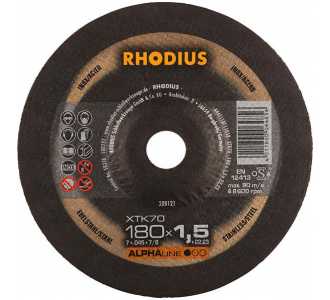 RHODIUS Trennscheibe XTK70 180 x 1,5 mm gekr.