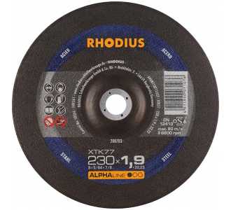 RHODIUS Trennscheibe XTK77 230 x 1,9 mm gekr.