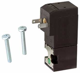 Riegler 3/2-Mini-Magnetventil direktgesteuert NC, 12 VDC, f.Gerätestecker