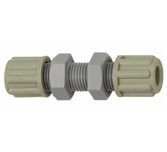 Riegler Gerade Schottverbindung, M10x1,0, für Schlauch 4/6 mm, SW 14, PA