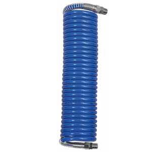 Riegler Spiralschlauch PA blau, Verschraubung+KnickschutzAG R1/4, 8x6mm, 5m