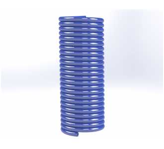 Riegler Spiralschlauch Polyamid, ohne Anschluss, Schlauch-Ø 5x3, 10,0 m
