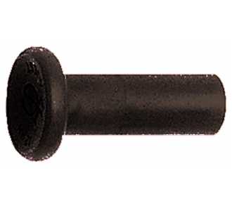 Riegler Verschlussstopfen POM, Stutzen 15 mm, Farbe schwarz