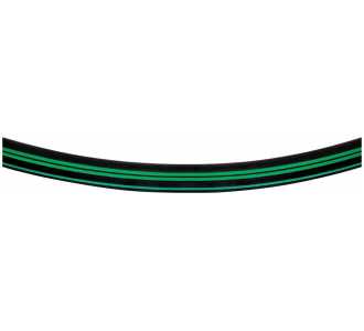 Semperit Vielzweckpremiumschlauch Supreme, 25x5,0mm schwarz 3 grüne Streifen 20bar, 50m