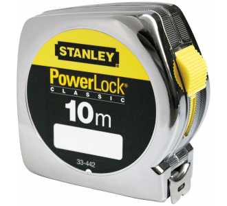 Stanley Bandmaß Powerlock Kunststoff 10 m / 25 mm , Art.Nr. 0-33-442