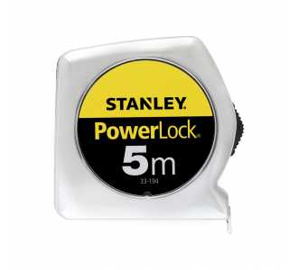 Stanley Bandmaß Powerlock Kunststoff 5 m / 19 mm , Art.Nr. 0-33-194