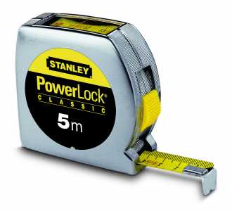 Stanley Bandmaß Powerlock Kunststoff 5 m/19 mm, Art.Nr. 0-33-932