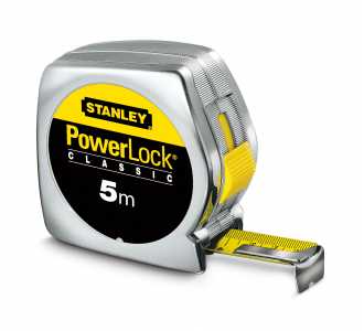 Stanley Bandmaß Powerlock Kunststoff 5 m / 19 mm , Art.Nr. 1-33-191
