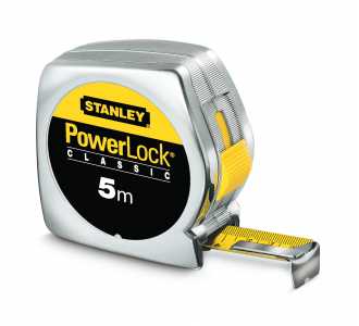 Stanley Bandmaß Powerlock Kunststoff 5 m/25 mm, Art.Nr. 1-33-195