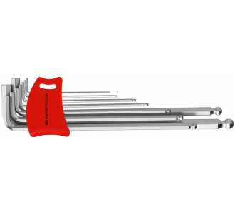 Swiss Tools Winkelschraubendreher-Satz im Kunststoffhalter 9-teilig 1,5-10mm DH Kugelkopf