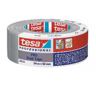 Tesa duct tape 74613 mattsilber 50m x 50mm mit PET-Gewebeträger