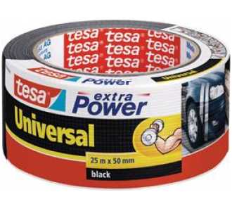 Tesa extra Power Gewebeband schwarz 25mx50mm Universal