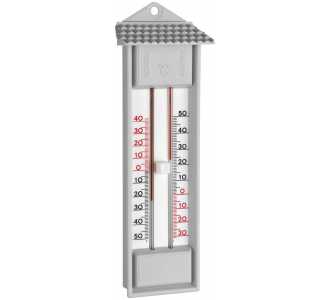 TFA Thermometer Maxima-Minima Kunststoff, grau