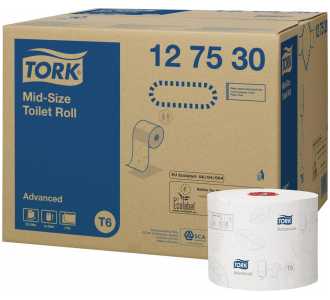 Tork Advanced Toielettenpapier Midi T6 a-lagig