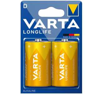 VARTA Batterie LONGLIFE D 2er Blister